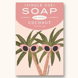 Studio Oh Sunny Palms Single-Use Soap Sheets